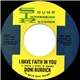 Doni Burdick - I Have Faith In You / Bari Track